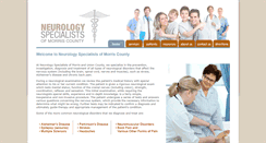 Desktop Screenshot of neurologyspecialistsofmorris.com